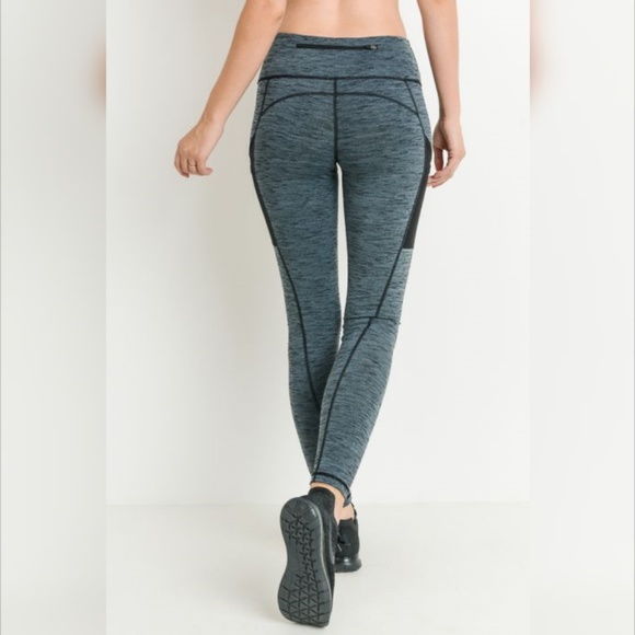 Marle Grey Mesh Pocket Full Leggings - Picture 5 of 6